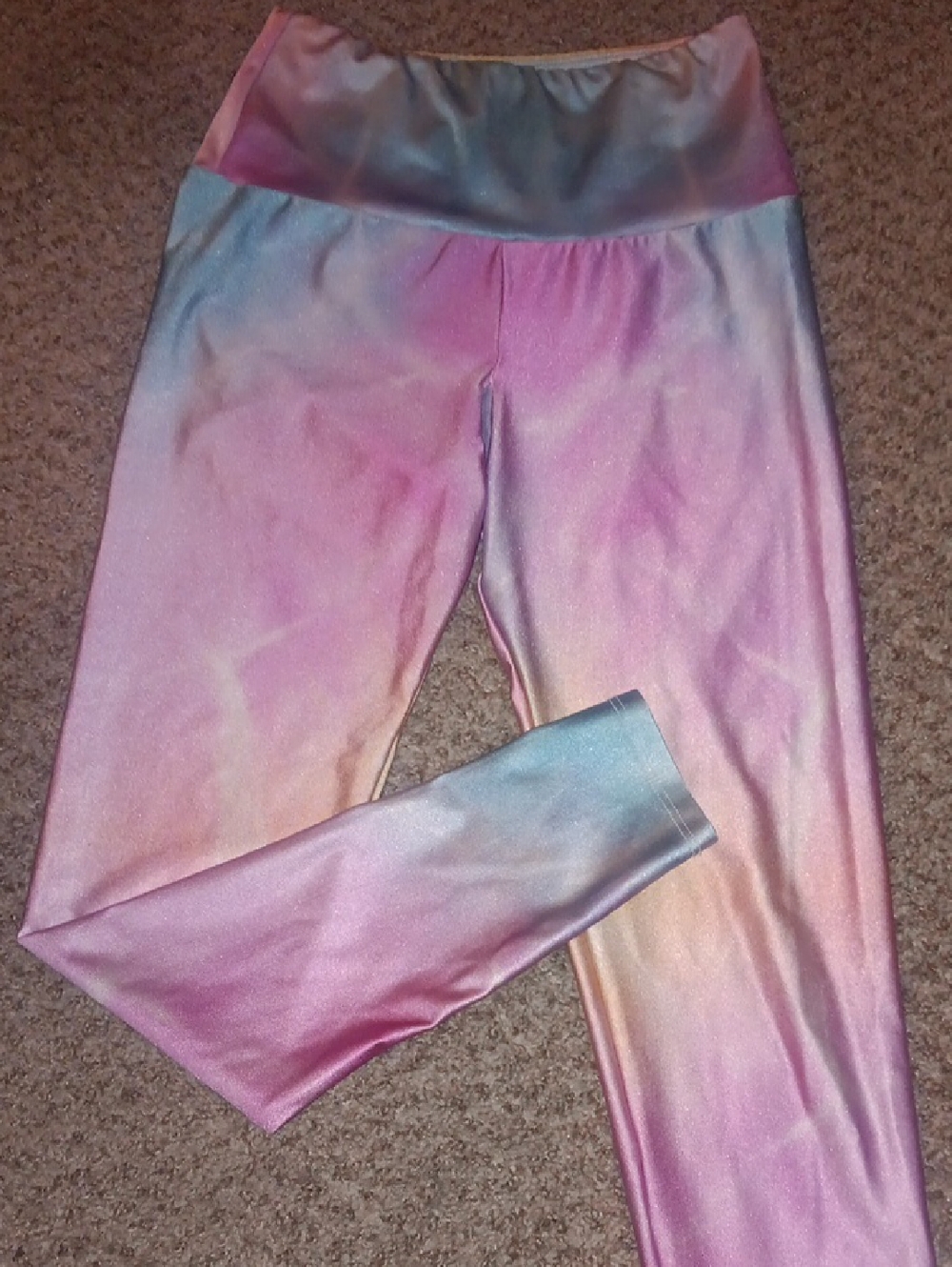 Goldsheep Girls Ombre Pink Blue Leggings